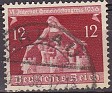 Germany 1936 Personajes 6 Pfennig Rojo Scott 475